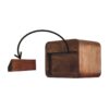 Mini Curve Floating Nightstand - Chestnut - Image 9