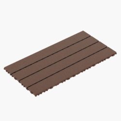 2Ft Patio Deck Tiles, Diy Module Interlocking Decking Tiles Floor Tile, Infinityluxe Flooring - Red / Brown