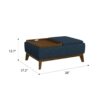 Varia - Reversible Tray Ottoman - Blue - Image 6