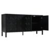 Stylish Storage Cabinet Sideboard With Unique Geometric Circle Door Design - Black - Image 13