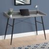 Computer Desk For Home Office, Storage Shelves, Versatile Placement - Gray - Image 10