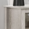 Benito - Wide TV Stand With Open Shelves And Cable Management - Dusty Gray - Image 5