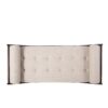 Modern Chaise Lounge With Button Tufting And Bentwood Structure - Beige - Image 8