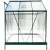 6.3'x6.2'x7' Polycarbonate Greenhouse, Heavy Duty Outdoor Aluminum Walk-In Green House Kit With Rain Gutter, Vent And Door For Backyard Garden - Green - Image 16