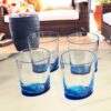 Halo - Oval Acrylic Glasses (Set of 4) Dof 12Oz, Bpa Free Plastic Drinkware, Shatterproof Water Tumblers - Blue - Image 6