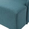 Alight - Upholstered Dining Chair With High Back And Birch Wood Legs - Teal - Image 7