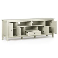 Warm Shaker - TV Media Stand - Antique White