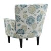 Flora - Floral Accent Chair - Blue - Image 2