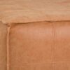Brody - Large Square Coffee Table Pouf - Distressed Brown - Image 3