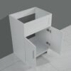 24" White Paint Free Laundry Tub Cabinet With Stainless Steel Combo (Update) - White - Image 5