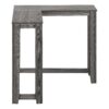 Corner Accent Console Table For Entryway, Contemporary And Modern - Gray - Image 3