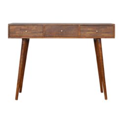 3 Drawer Assorted Console - Brown
