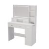 40.95" Newly Designed Smart Mirror Dressing Table With Drawers And Storage Cabinet, Dressing Table With Dressing Pad For Bedroom, Dressing Room - White - Image 3