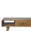 Curved Coffee Table - Oak - Image 7
