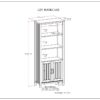 Lev - Bookcase - Smoky Brown - Image 11