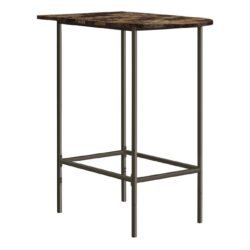 Home Bar Table With Bar Height Small Rectangular For Kitchen - Espresso