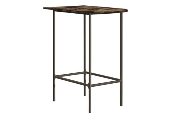 Home Bar Table With Bar Height Small Rectangular For Kitchen - Espresso