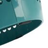 Vibrant Mosaic Side Table With Roman Pattern Ceramic Tile Top - Teal - Image 11