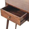 Rounded Small Console Table - Caramel - Image 7