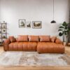 Clark - Sectional Right Sofa - Cognac - Image 5