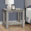 Accent Table, Side Contemporary Stylish - Gray - Image 3