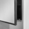 26X30" Black Metal Framed Wall Mount Or Recessed Bathroom Medicine Cabinet With Mirror - Black - Image 8