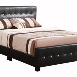 Full Bed For Modern Spaces Transitional - Black