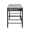 Disho - Weathered Writing Desk With USB - Oak - Image 10