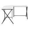 Computer Desk, Home Office, Corner, L Shape, Contemporary & Modern - White - Image 4