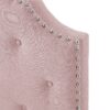 Flanner - Contemporary Fabric Upholstered Twin Headboard - Blush - Image 10