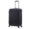3 Piece Hard Luggage Set With Universal Wheels And Luggage Password Lock, 20 / 24 / 28" - Black - Image 6