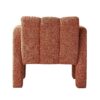 31.10" Wide Boucle Upholstered Accent Chair - Orange - Image 7