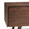Lowry - TV Media Stand - Distressed Charcoal Brown - Image 5