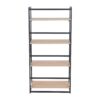 Dakota - Contemporary Bookcase - Black / Natural - Image 4