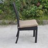 Balcones - Outdoor Wicker Dining Chairs With Cushions (Set of 8) - Brown / Beige - Image 6