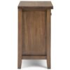 Artisan - Bedside Table - Rustic Natural Aged Brown - Image 7