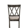 Claudia II - Weathered Side Chair (Set of 2) - Beige / Gray - Image 2