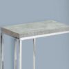 Accent Table, C - Shaped, Contemporary - Gray - Image 3
