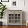 Acadian - Entryway Storage Cabinet - Distressed Gray - Image 7