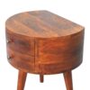 Odyssey - Tripod Bedside Table - Chestnut - Image 5
