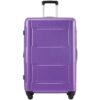 2 Piece Luggage Set With Bags Expanable Spinner Wheels ABS Lightweight Suitcase With Tsa Lock 20" / 28" - Purple - Image 19