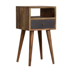 Mini Painted Bedside Table - Slate