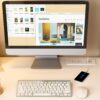 Modern Computer Desk With Built In Socket 3 Slide Drawers 4 Storage Levels - White - Image 8
