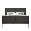 Louis Philippe - Eastern King Bed - Dark Gray - Image 2