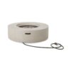 Modern Outdoor 50, 000 Btu Round Concrete Propane Fire Pit, Lightweight Design - Light Gray - Image 8