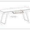 Lowry - Large Desk - Distressed Charcoal Brown - Image 8