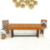 Cameron - Bench - Brown / Tan - Image 5