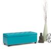 Hamilton - Storage Ottoman - Mediterranean Blue - Image 9