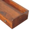 Floating Circle Bedside Table - Chestnut - Image 7