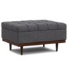 Mariah - Coffee Table Storage Ottoman - Gray - Image 2